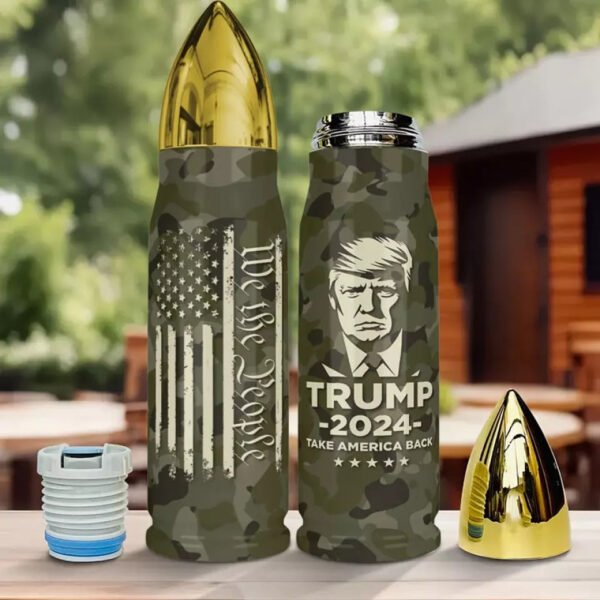 Trump Is Ready To Take America Back - US Election. Donald Trump Bullet Tumbler