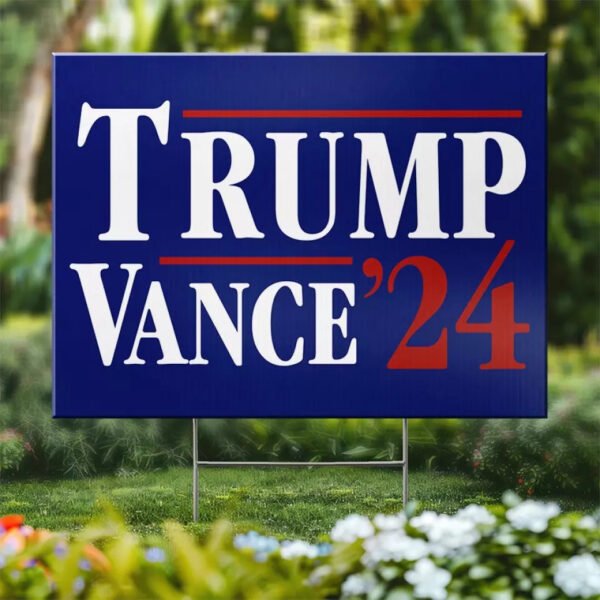 A Winning Team For America - US Elections Yard Sign. Decoration Gift For Conservative Supporters