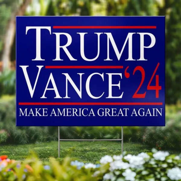 Your Voice. Our Mission - US Elections Yard Sign. Decoration Gift For Conservative Supporters
