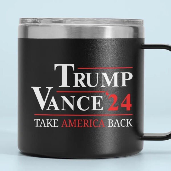 The Chosen Team. Ready To Bring Back American Pride - US Election 14oz Stainless Steel Tumbler With Handle