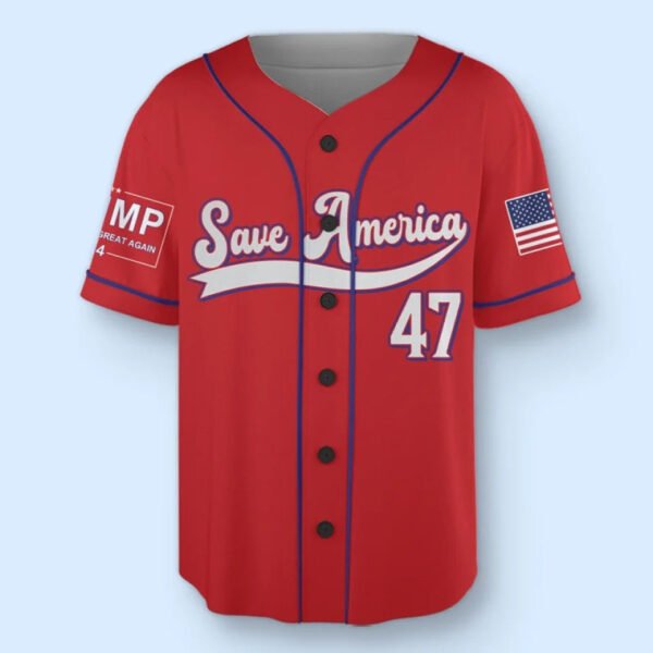 The Great Man 47. Strengthen America Together - US Election Baseball Jersey