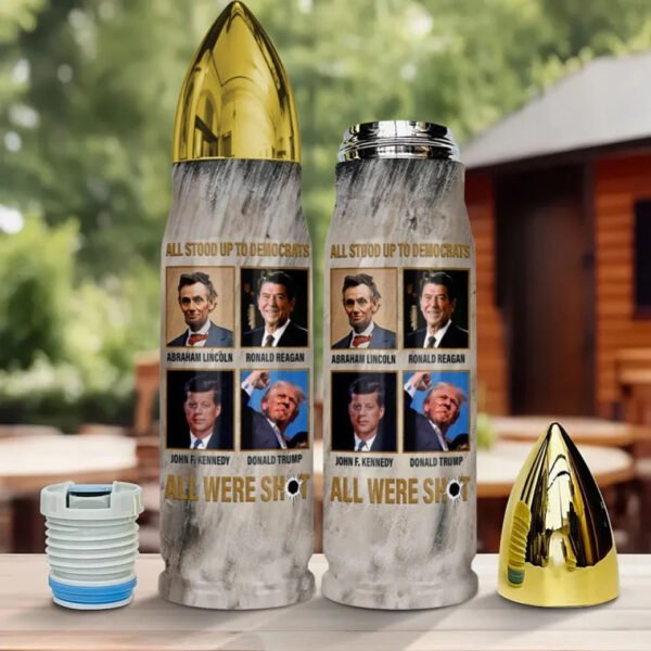 Fight For The Rights Even Got Shot - US Election. Donald Trump Bullet Tumbler