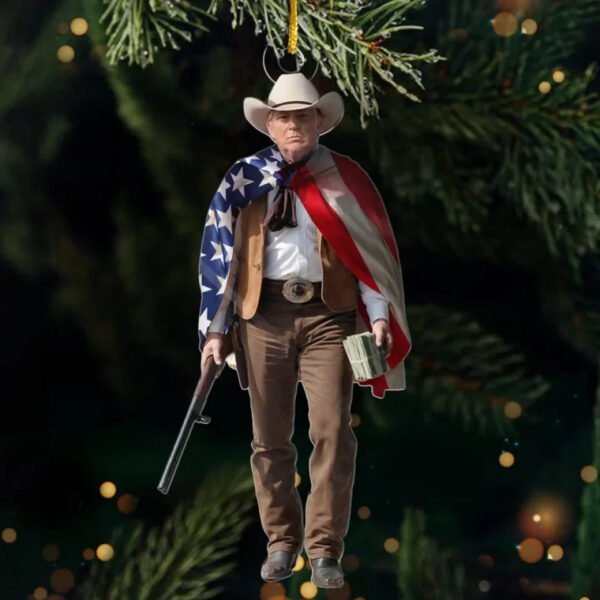 The Huntsman Is On The Way To DC - US Election Acrylic Custom Shaped Ornament - Christmas Gift And Decor For Conservative Supporters