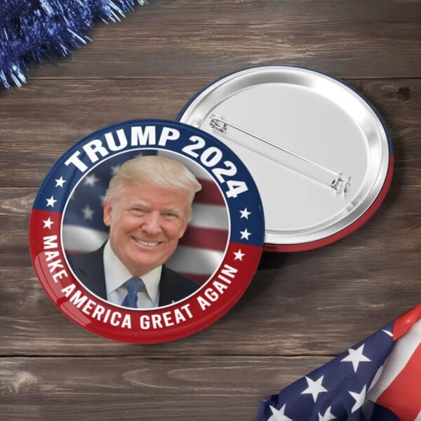 The One Who Brings The Glory Back To America - US Political PinBack Button