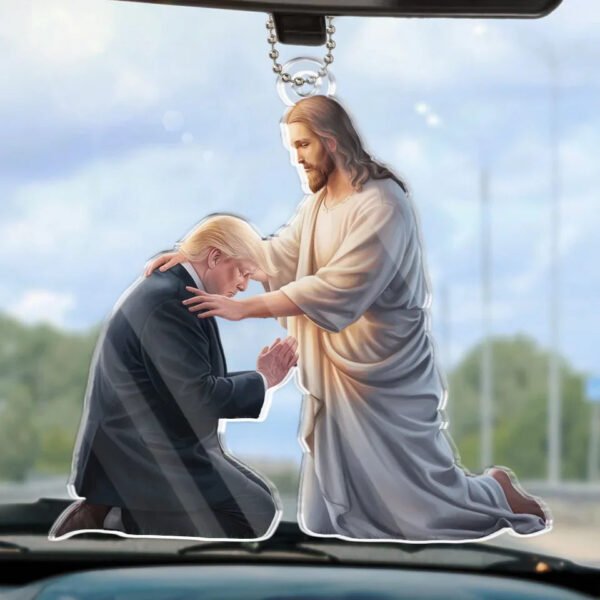 Keep The Dream Alive With Every Step - US Election Car Ornament - Gift For Conservative Supporters