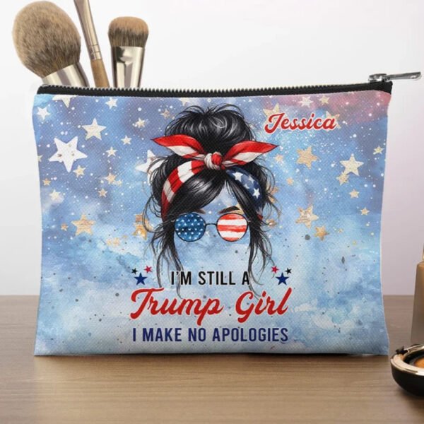 Red Girls Are Ready For November - US Election Personalized Custom Cosmetic Bag - Gift For Best Friends. BFF. Sisters