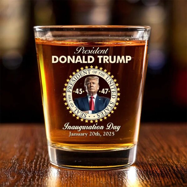 A New Path Is Open And We're Ready To Walk It - US Elections Shot Glass - Gift For Conservative Supporters