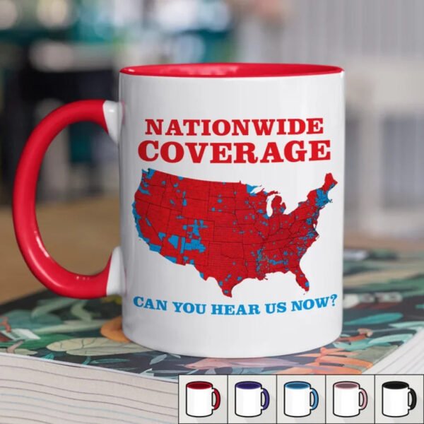 Nationwide Coverage - US Elections Accent Mug