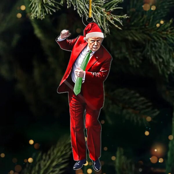 One Step At A Time - US Election Acrylic Custom Shaped Ornament - Christmas Gift And Decor For Conservative Supporters