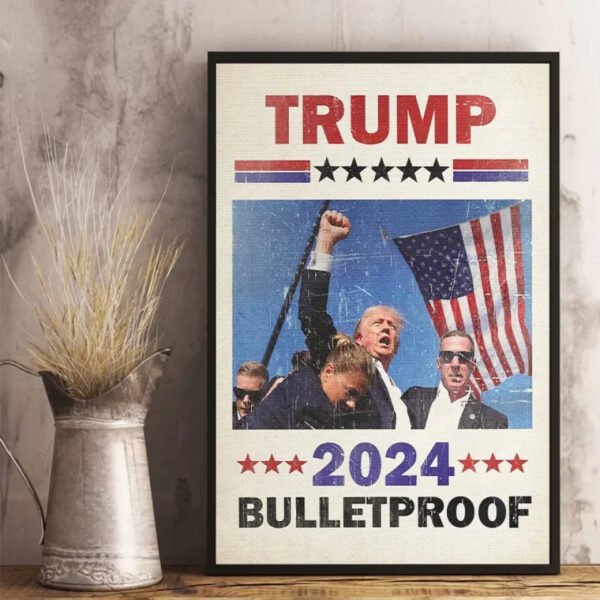 To The Future We Believe In - US Election Vertical Poster - Gift For Conservative Supporters