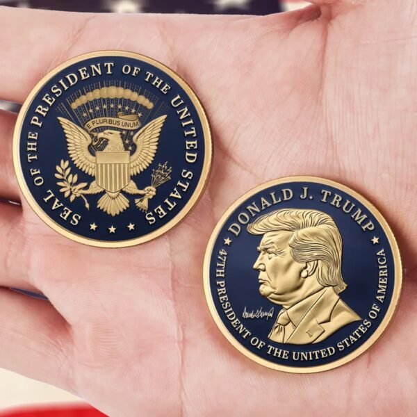 Celebrate The Spirit Of Hope And Renewal - US Patriotic Pride Gold-Colored Coin