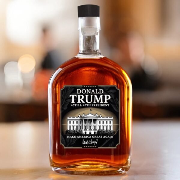 Patriot Powered. Liberty Driven - US Patriotic Pride Whiskey Decanter